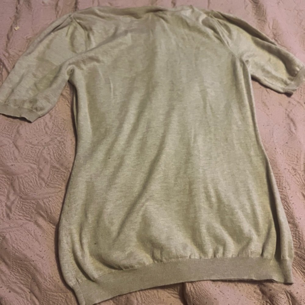 Banana Republic Cream Crew Neck Sweater